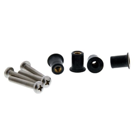 SCOTTY 133-16 Well Nut Mounting Kit - 16 Pack 133-16